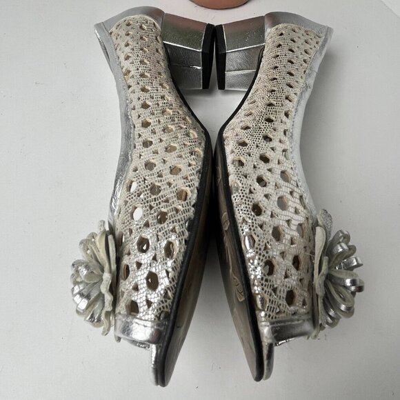 Brunu's Made in Portugal Silver‎ Heels  Size EU40 - Picture 6 of 10